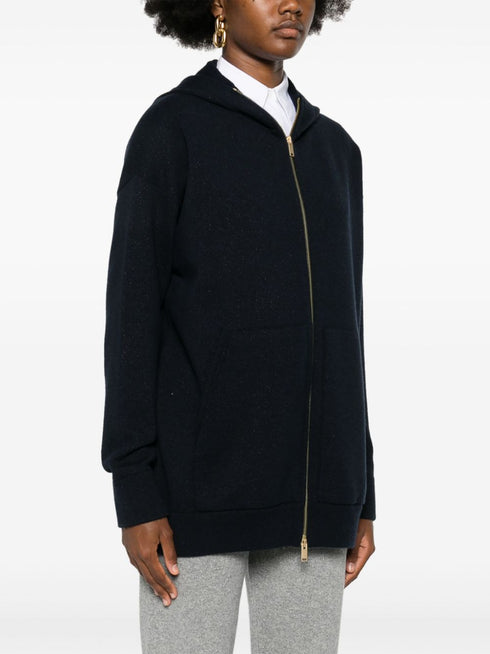 lurex-detail cardigan